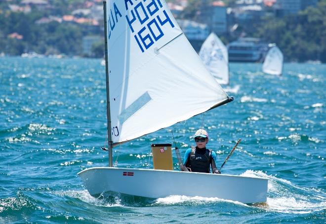 Olivia Williams Opti Interm - 2015 Sail Sydney Regatta © Robin Evans